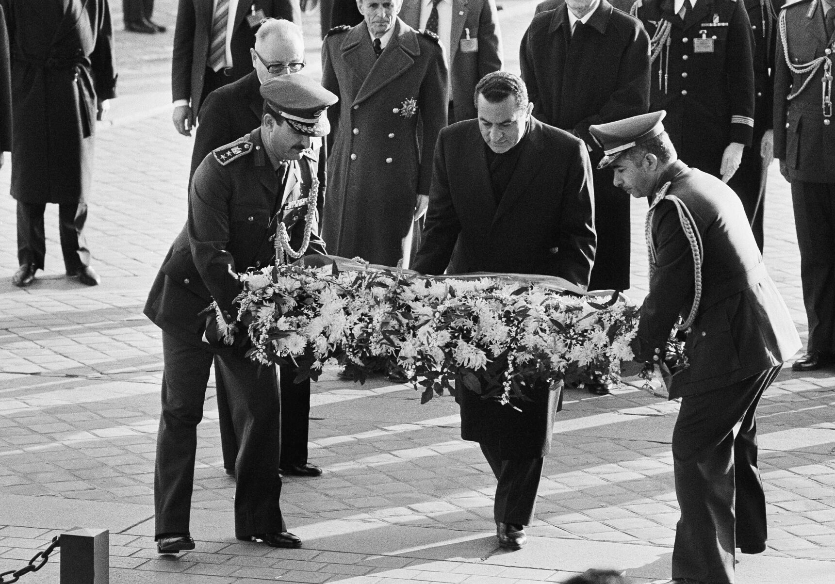 Hosni Mubarak Paris 1986